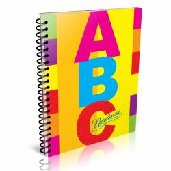 Cuaderno Rivadavia Rayado 60 Hojas 90 gr Multicolor ABC 
