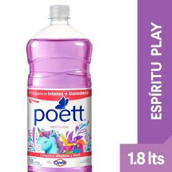 Limpiador Líquido Aromatizante Poett Espíritu Play x 1.8 lts