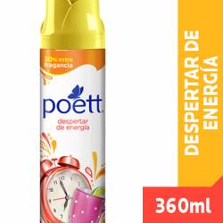 Desodorante de Ambiente Aerosol Despertar de Energía Poett x 360 cc.