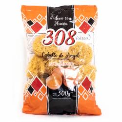 Fideos al Huevo Cabello Ángel 308 x 500 g.
