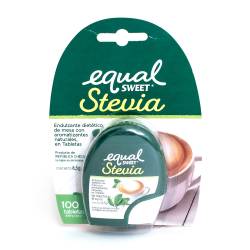 Endulzante en Tabletas Stevia Equalsweet x 100 un.