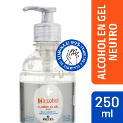 Alcohol en Gel Neutro Bialcohol x 250 cc.