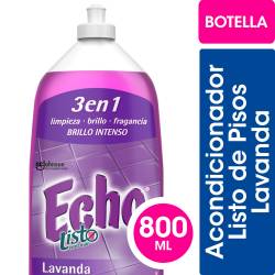 Acondicionadores Echo Listo Lavanda Botella 800 cc