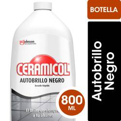 Autobrillo Ceramicol Negro Botella 800 cc