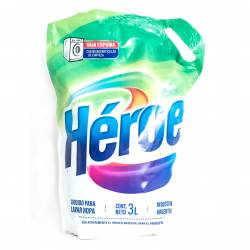 Jabón Liquido p/ Ropa Dp Heroe x 3 Lt.