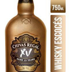 Whisky 15 Años Chivas Regal x 750 cc.
