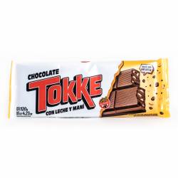 Chocolate con Leche y Maní Tokke x 120 g.