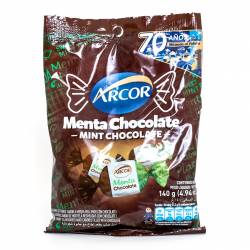 Caramelos Menta Chocolate Arcor x 140 g.