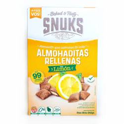 Almohaditas Rellenas Limón sin Tacc Snuks x 240 g.