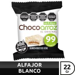 Alfajor de Arroz Chocolate Blanco Chocoarroz x 22 g.