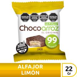 Alfajor de Arroz Limón Chocoarroz x 22 g.