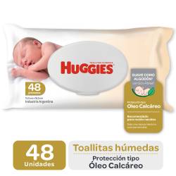 Toallas Húmedas Oleo Calcáreo Huggies x 48 un.