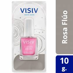 Esmalte para Uñas Rosa Fluo Visiv x 10 g.