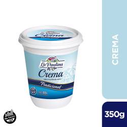 Crema de Leche Pasteurizada Pote La Paulina x 350 g.