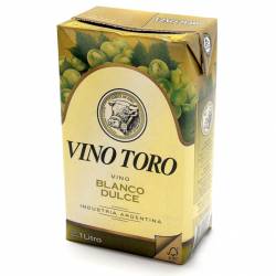 Vino Blanco Dulce Brick Toro x 1 Lt.
