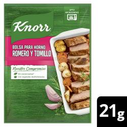 Condimento para Carnes Romero Tomillo + Bolsa Knorr x 21 g.