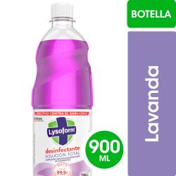 Limpiador Líquido Desinfectante de Superficies Lysoform Lavanda Botella 900 cc