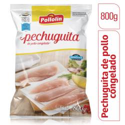Pechuguita de Pollo Congelado Pollolin x 800 g.