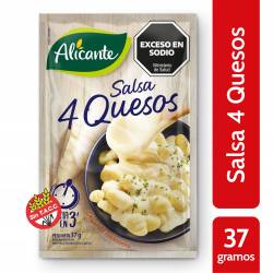 Salsa 4 Quesos Para Preparar Lista En 3 Min Alicante x 37 g.
