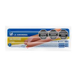 Salchichas Viena Largas x 6 Unid. La Anónima x 445 g.