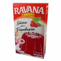 Gelatina en Polvo Frambuesa Ravana x 40 g.