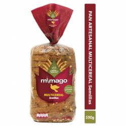 Pan Artesanal Con Semillas Mimago x 590 g.