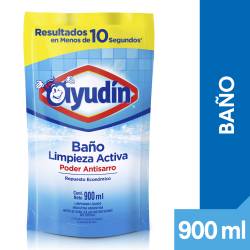Limpiador Líquido Baño Limpieza Activa  Ayudín x 900 cc.