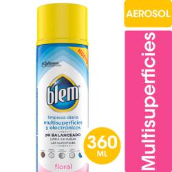 Limpiador Multisuperficies y Electrónicos Blem Floral Aerosol 360 cc