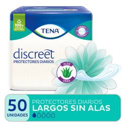 Protectores Diarios Discreet Sin Alas Largos Tena x 50 Un.