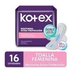 Toalla Femenina Nocturna Kotex x 16 Un.