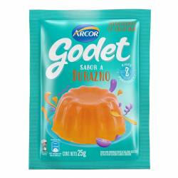 Gelatina en Polvo Durazno Godet x 25 g.