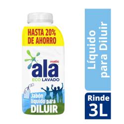 Jabon Liquido Ropa para Diluir Ecolavado Botella Ala x 500 cc.