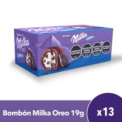 Bombón de Chocolate Milka Oreo 19g Display x 13 un.