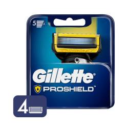 Cartucho Afeitar Fusion Proshield Gillette x 4 Un.