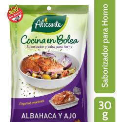 Saborizador + Bolsa Albahaca y Ajo Alicante x 30 g.