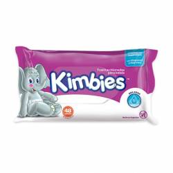 Toallitas Húmedas para Bebés Kimbies x 48 Un.