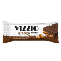 Chocolate con Leche y Almendras Vizzio x 35 g.