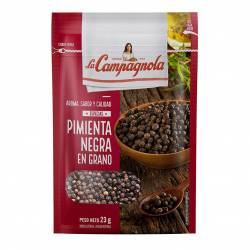 Pimienta Negra en Granos La Campagnola x 23 g.