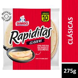 Rapiditas Clásicas x 10 Un. Bimbo x 275 g.