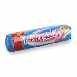 Galletitas de Vainilla Rellenas Sabor Frutilla Merengadas x 88 g.