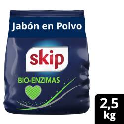Jabon Polvo Bio-Enzimas Biodegradables Skip x 2,5 Kg.