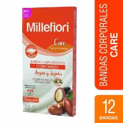 Bandas Depilatorias Corporales Care Millefiori x 12 Un.