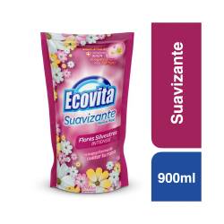 Suavizante Flores Intense Doy Pack Ecovita x 900 cc.