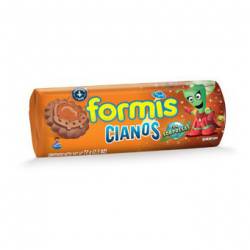 Galletitas de Chocolate Rellenas Sabor Dulce de Leche Formis 102 g.
