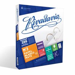 Repuesto Rivadavia Rayada 288 Hojas Nº3 90gr