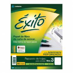 Repuesto Éxito Rayada 48 Hojas N°3 100 gr