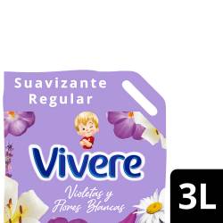 Suavizante Violetas y Flores Blanca Doy Pack Vivere x 3 Lt.