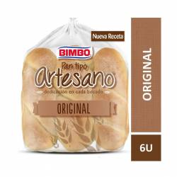 Pan para Pancho Artesano x 6 Un. Bimbo x 240 g.