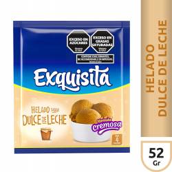 Polvo para Preparar Helado Dulce De Leche Exquisita x 52 g.