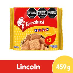 Galletitas dulces Lincoln Clásicas Terrabusi Tripack 459g